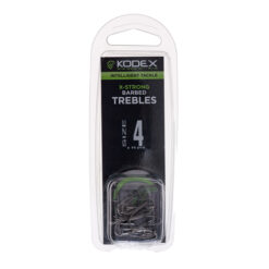 KODEX X-Strong Pike Treble Hooks: Barbed
