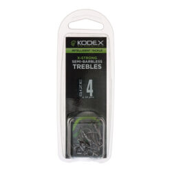 KODEX X-Strong Pike Treble Hooks: Semi-Barbless