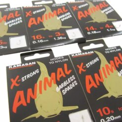 Kamasan Animal X-Strong Hooks to Nylon