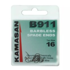 Kamasan B911 Spade Barbless Hooks
