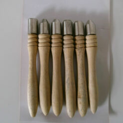 BREAD PUNCH SET WOOD /  SET OF x 6