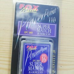 FOX MATCH POWERPOINT SUPERMATCH BARBLESS HOOKS