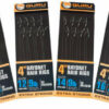 GURU READY TIED BAYONET HAIR RIGS HOOKS TO NYLON