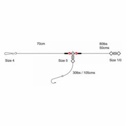 Tronixpro 1 Hook Flapper/Clipped Rig