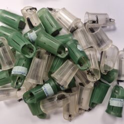 Feeders (Pack of 38) – Assortment of Clear and Green