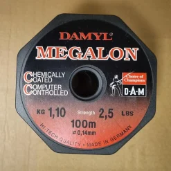 Damyl Megalon 2.5lbs 100m Fishing Line (3 Pack)
