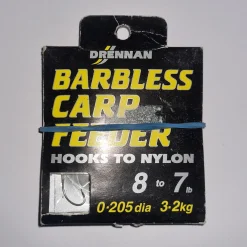 Drennan Barbless Carp Feeder Hooks - 8 to 7